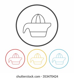 juicer line icon
