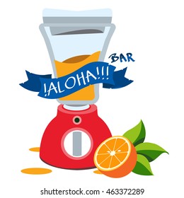 Juicer logo. Appliances. Summer bar.