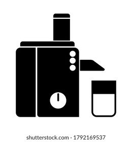 Juicer outline vector icon. Thin line black juicer icon, illustration from editable kitchen concept.