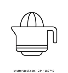 Juicer squeezer icon. isolated vector icon.