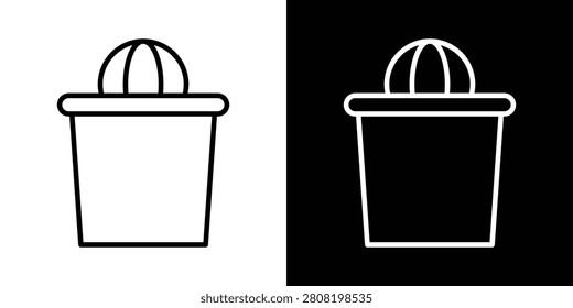 Juicer squeezer icon kit for startup.