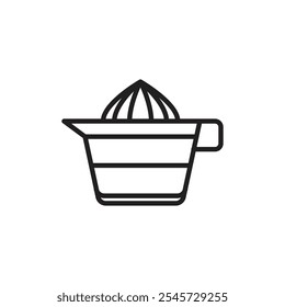 Juicer squeezer icon Simple thin outline