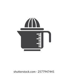 Juicer squeezer icon Simple thin line flat symbol