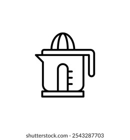 Juicer squeezer icon symbol collection on white background.