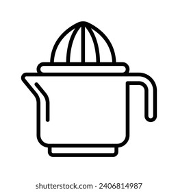 Juicer Squeezer Icon Vector On Trendy Design