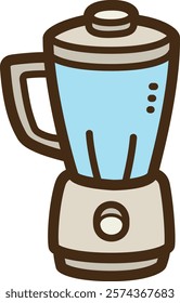 Juicer vector doodle illustration and graphic