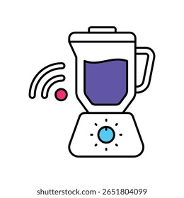 Juicer Vector Filled outline illustration style icon. EPS 10 file