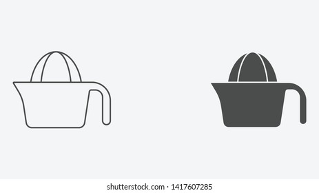 Juicer vector icon sign symbol