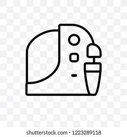 Juicer vector linear icon isolated on transparent background, Juicer transparency concept can be used for web and mobile