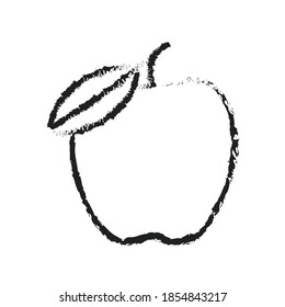 Juicy Apple fruit brush icon