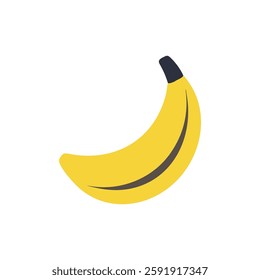 Juicy banana icon designed for refreshing snacks.