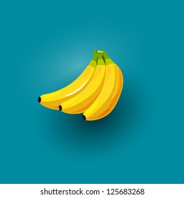 Juicy bananas icon
