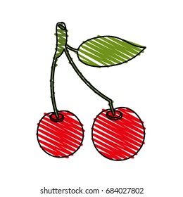 juicy fresh fruit cartoon