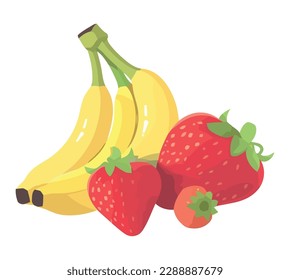 Icono de fruta jugosa sobre fondo blanco aislado