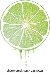 juicy green lime