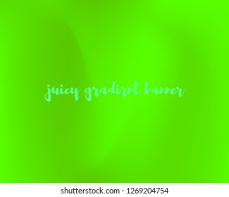 Juicy Light Green Gradient Background Funky Vector Illustration. Bright Lime Mesh Texture. Vivid Eco Colors Bright Backdrop. Acid Green Gradient Wallpapers for Your Design