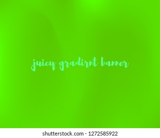 Juicy Light Green Gradient Background Funky Vector Illustration. Bright Lime Mesh Texture. Vivid Eco Colors Bright Backdrop. Acid Green Gradient Wallpapers for Your Design