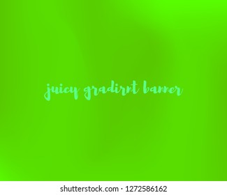 Juicy Light Green Gradient Background Funky Vector Illustration. Bright Lime Mesh Texture. Vivid Eco Colors Bright Backdrop. Acid Green Gradient Wallpapers for Your Design