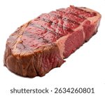 Juicy meat on a white background