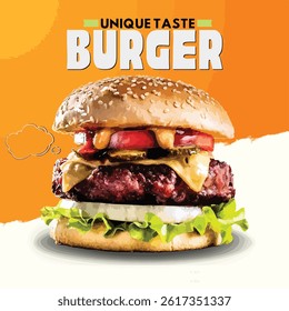 Juicy, mouthwatering burgers made with fresh ingredients – satisfaction in every bite!