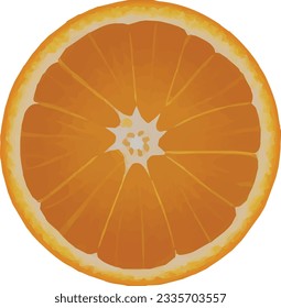 Juicy-orange-Symbol, Vektorgrafik