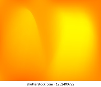 Juicy Orange Waved Gradient Banner. Fresh Warm Sunny Colors Dynamic Liquid Abstract Background. Gold Mesh Wallpapers Original Vector Illustration. Summer Orange Juice Flow Template for Your Design