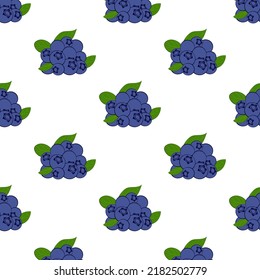 patrón jugoso con arándanos para decorar textiles, papel pintado