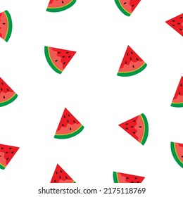 juicy seamless background of watermelon slices