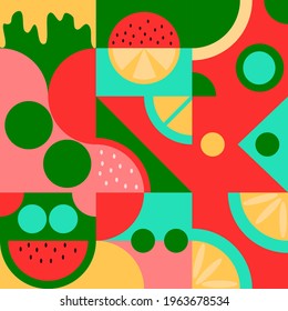 Juicy Summer Sweet Board. Suitable for background, template, book cover, textile design, wallpaper, wall decorations, ornament and other purposes