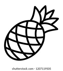 A juicy tropical fruit, pineapple 