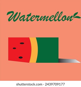 juicy watermelon fruit vector design 