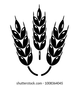 Juicy Wheat icon. Simple illustration of juicy wheat vector icon for web.