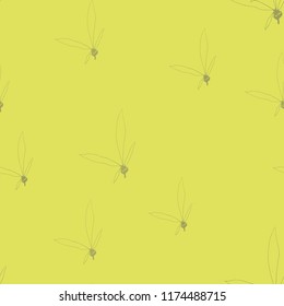 juicy yellow green background color, transparent flowers, graphics, pattern, suitable for decoration of business cards, postcards, packaging, website design