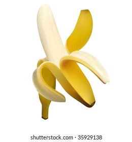 Juicy yummy banana