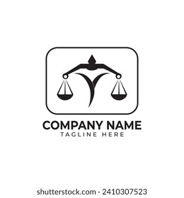 juidiciary law logo design vector