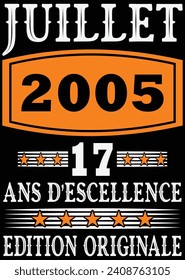 Juillet 2005 17 Ans D'escellence eps cut file for cutting machine