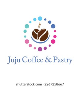 juju coffee, pastry, coffee beans, coffee hot, cup, shop, bakery, cakes, fooditems, sweets