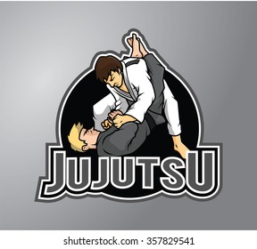 Jujutsu Illustration design badge