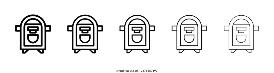 Icono de la rockola para el concepto móvil y el Diseño web.