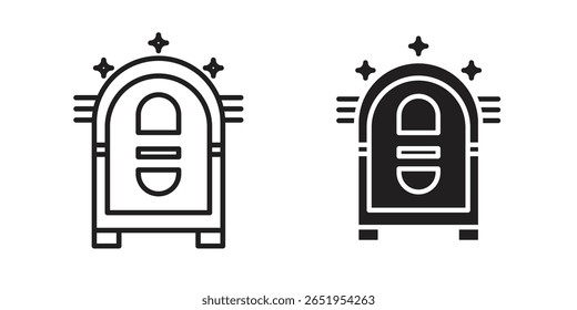 Jukebox icon. modern vector symbols set