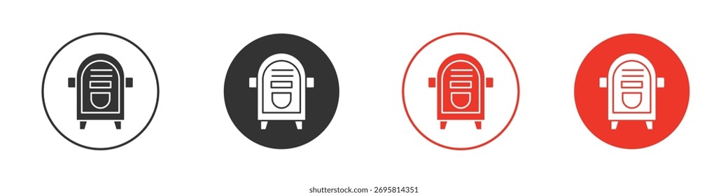 Colección de Vector de ícono de rockola. Ilustraciones de Vector de símbolos de stock