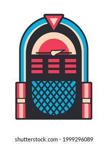 Jukebox Pop Art Style Icon Stock Vector (Royalty Free) 1999296089 ...