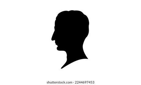 Julius Caesar Silhouette, hochwertiger Vektorgrafik
