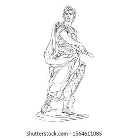 Julius Caesar statue 