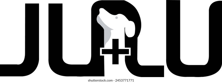 JULU type logo with Dog symbol