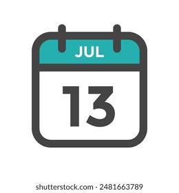 July 13 Calendar Day or Calender Date Deadlines or Appointment