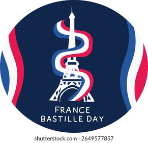 14 de julho é a ilustração Vetor do dia da bastilha da frança.
Bom para banner, cartaz, cartão de mensagem, cartão de festa, convite, modelo, publicidade, campanha e mídia social. 