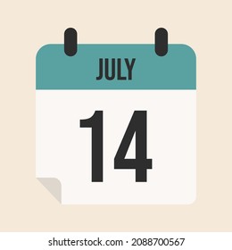 Página del 14 de julio, vector