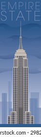 July 20, 2015: Vector Illustration Of The Empire State Building, Located In New York City, NY.