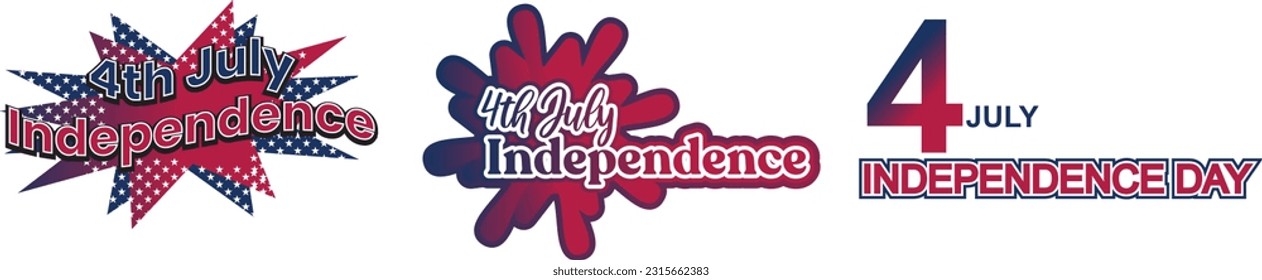 July 4 United States of America Independence sticker